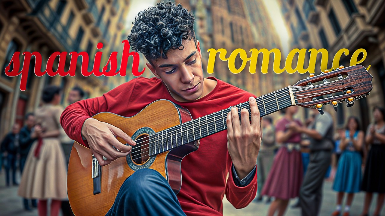 آموزش کامل موزیک Spanish romance روی گیتار