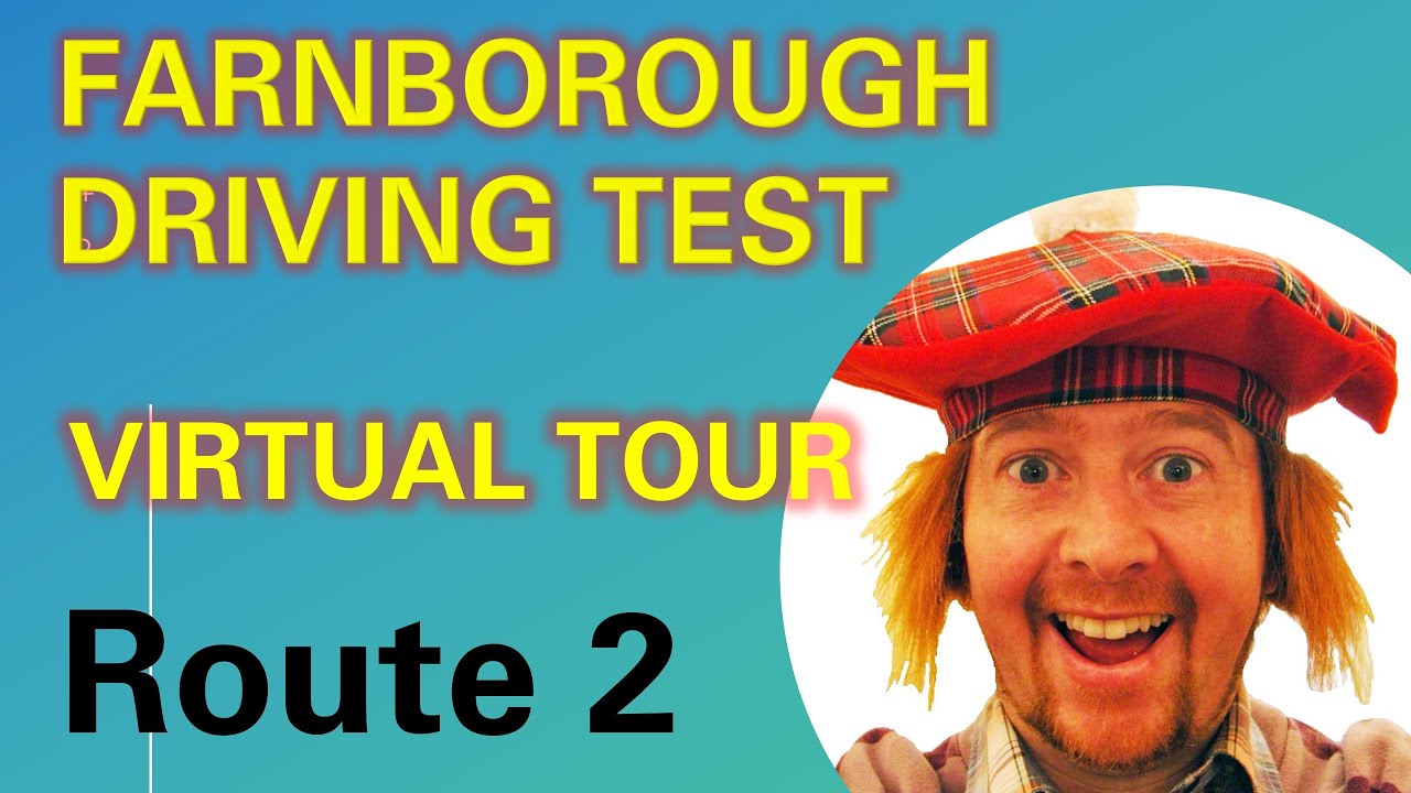 Farnborough driving test route 2 VR