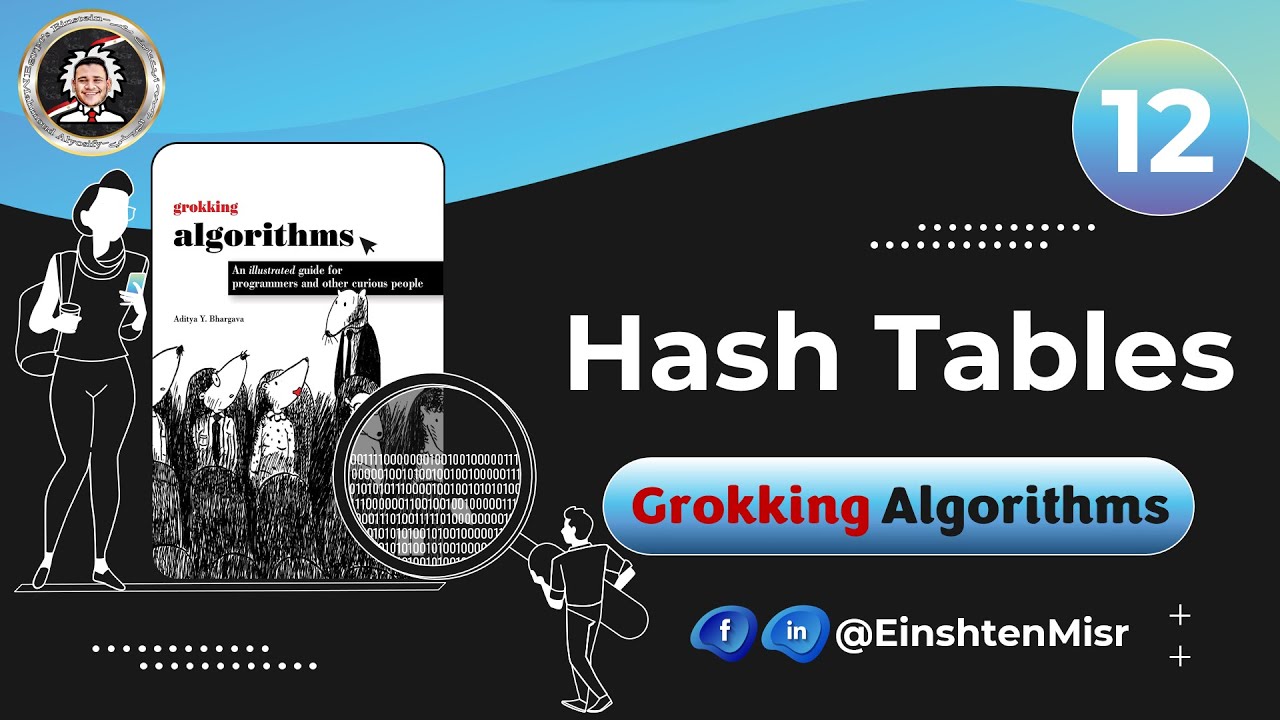 أينشتاين مصر (12) || شرح ال Grokking Algorithms - Hash Tables