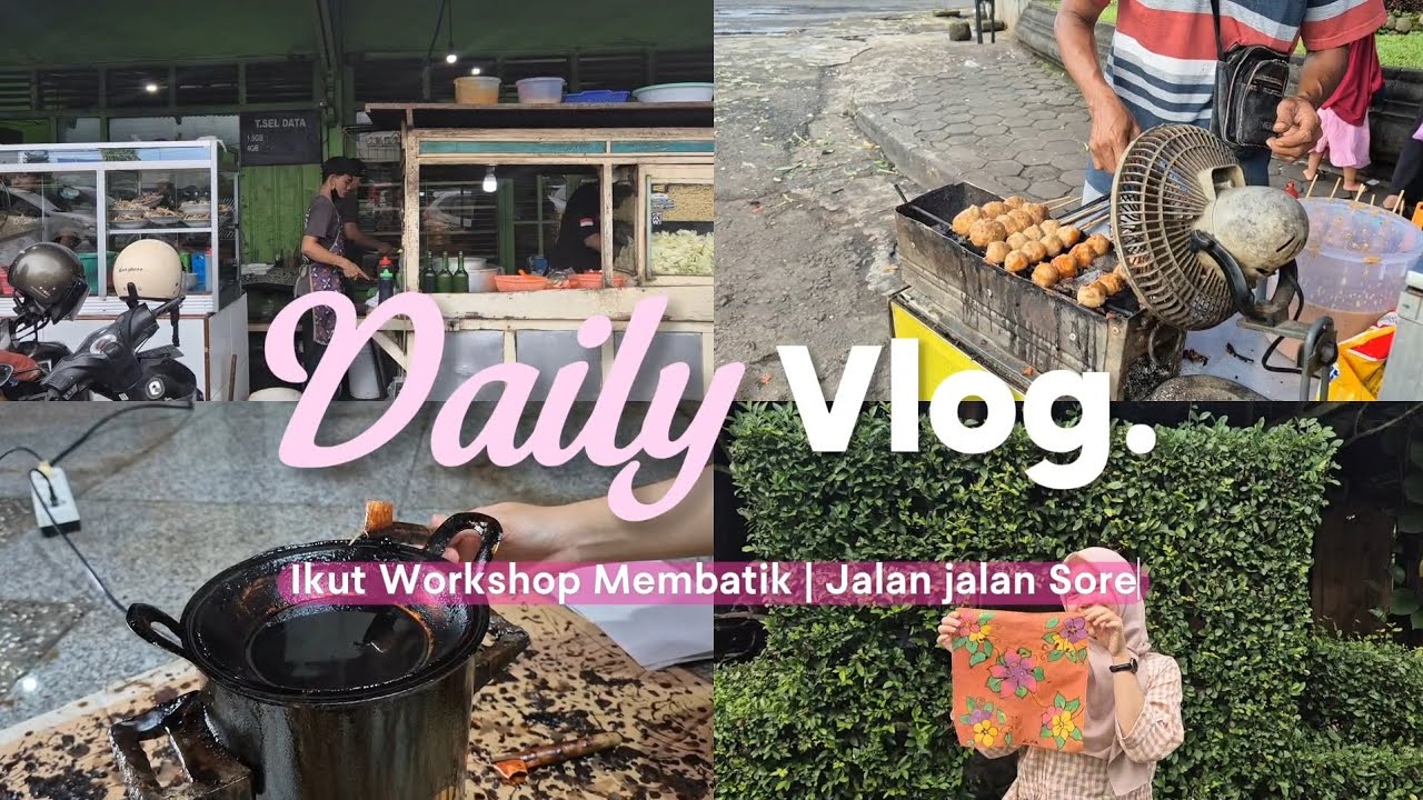Ikut Workshop Membatik | Jalan jalan Sore 🛵