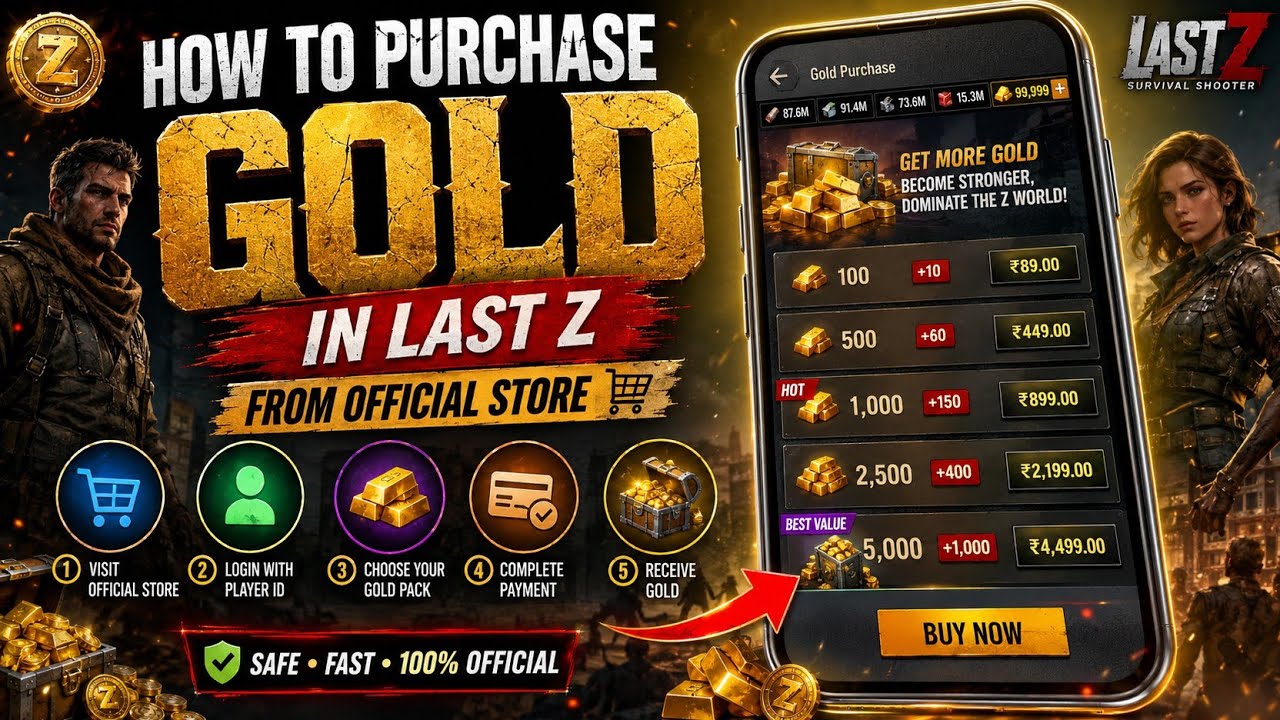 КАК КУПИТЬ ЗОЛОТО В LAST Z | Last Z Survival Shooter | #lastzgoldpack #золотовlastz