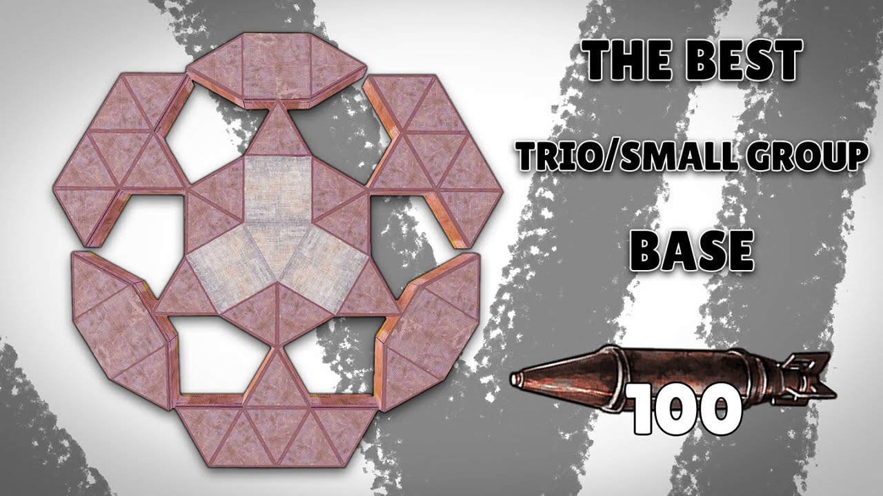 Rust - The Best Small Group Base / Rust Base Design 2025 | +100 rockets