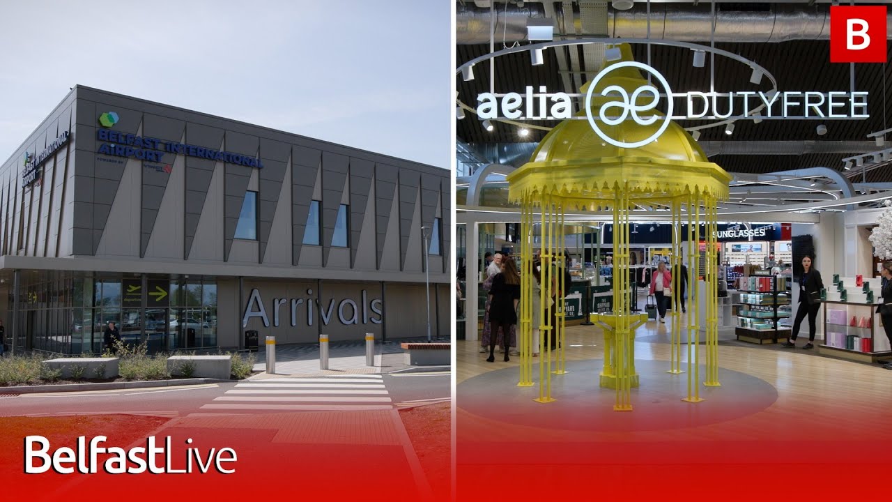 Inside NI airport's new security and Duty Free as part of £100m revamp