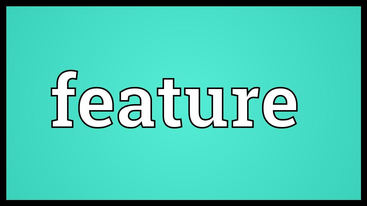 Feature Meaning