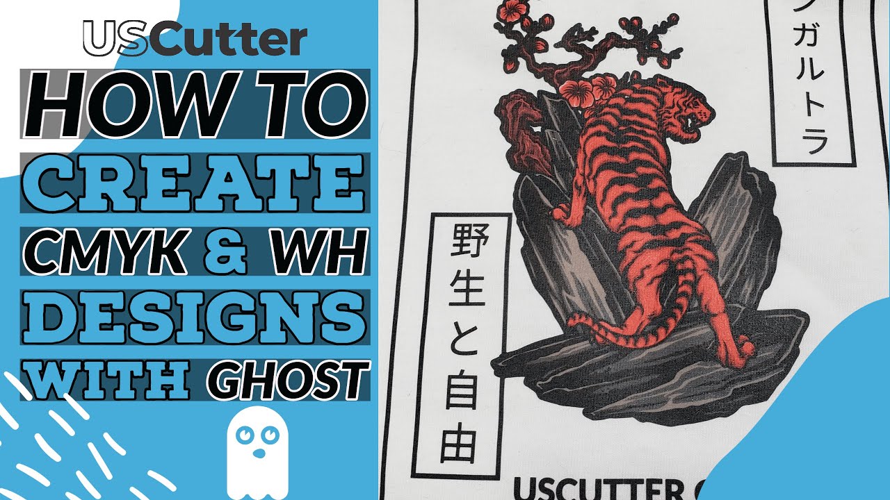 How To  Create a CMYK and White Transfer Using Ghost and Forever Laser Dark