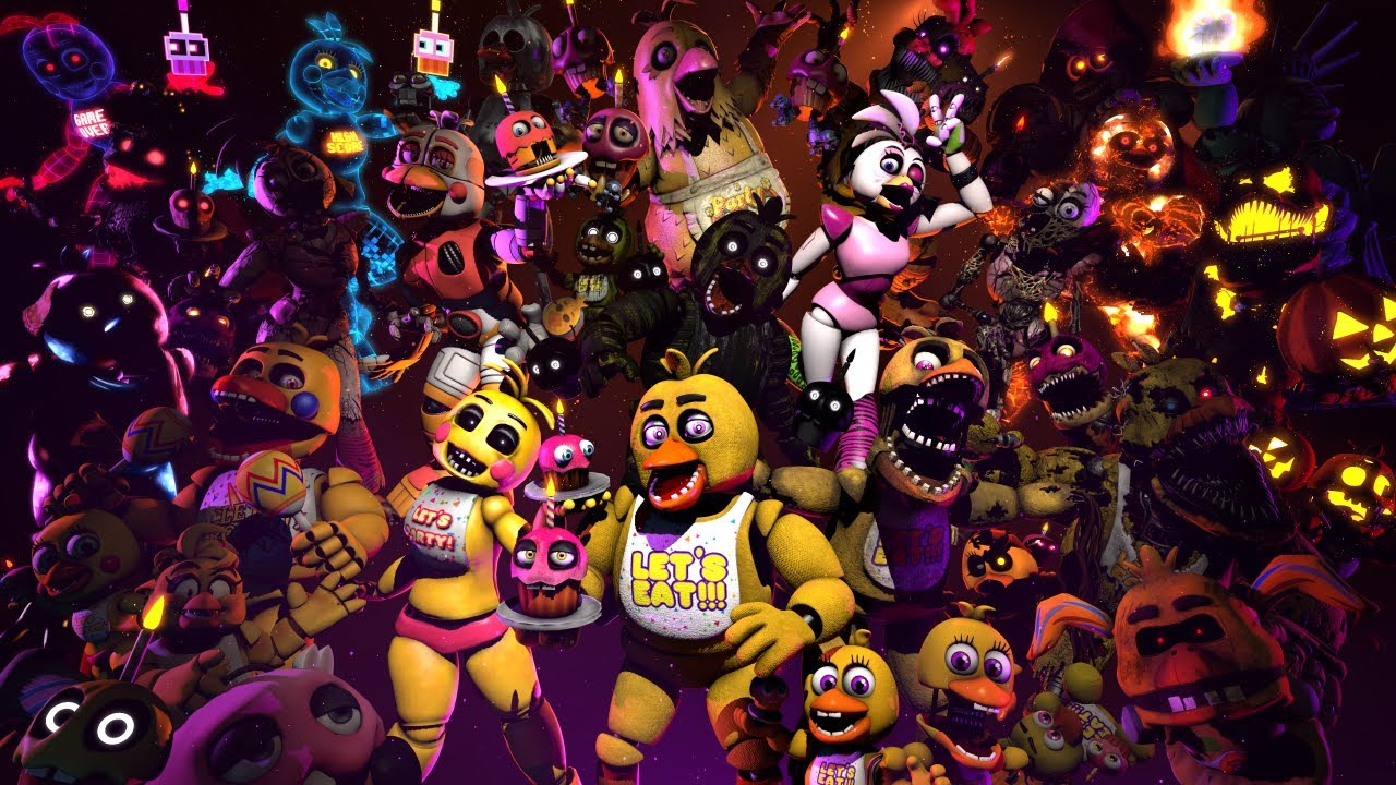 FNaF Chica Generations V5 | Speed Art (sfm)