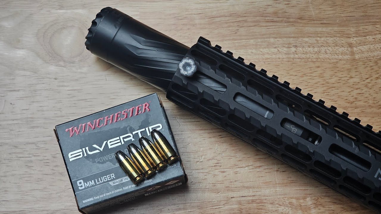 Suppressed SUBSONIC AR9! 9mm 147gr Winchester Silver Tips