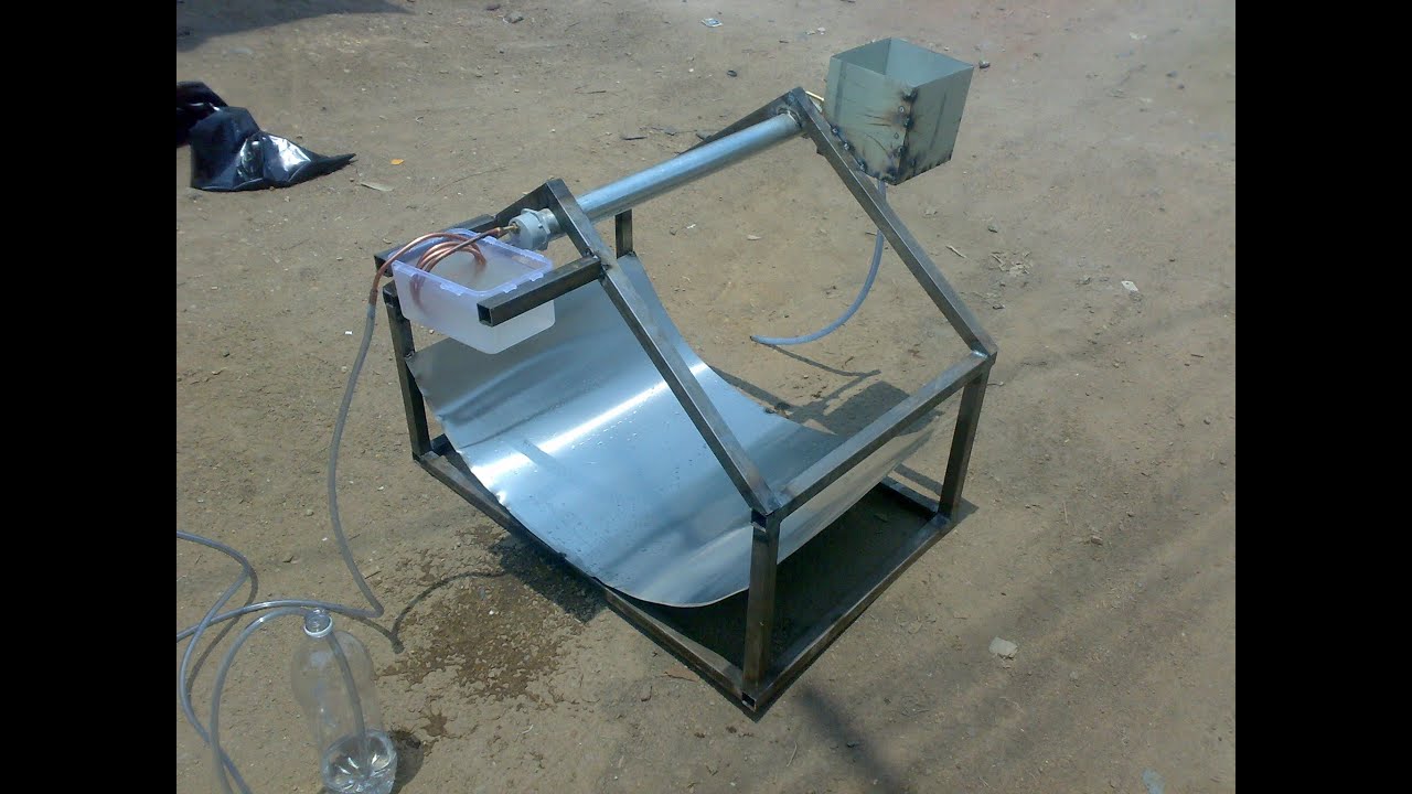 solar water desalination ( mechanical project )  how to make distilled water