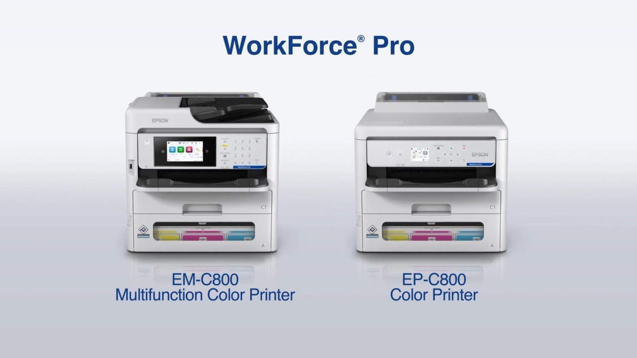 WorkForce Pro EM-C800 & EP-C800 | High Productivity Meets Low Maintenance