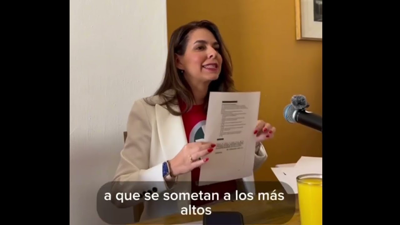 Laura Haro hace exámenes de confianza