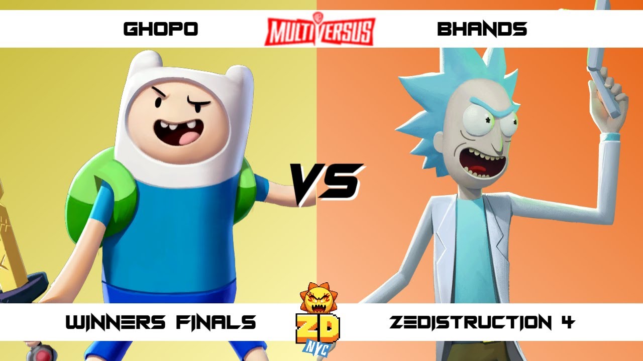ZEDISTRUCTION 4 Winners Finals Ghopo (Finn) vs Bhands (Rick) MultiVersus Tournament