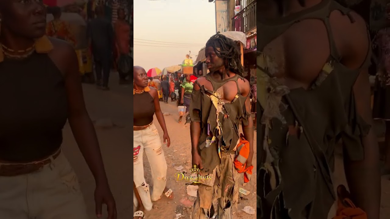 Happening Now :The madman who saved a mysterious lady that healed him#trending#viral #fyp 
