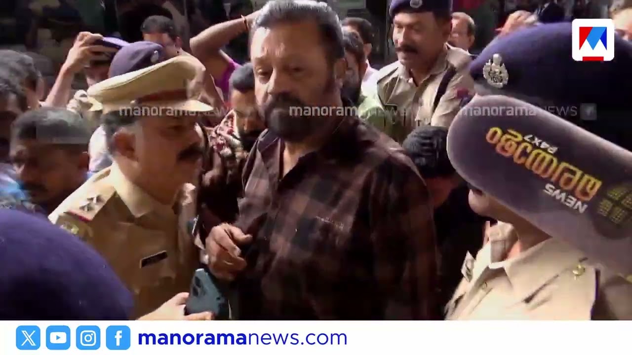 മിണ്ടാതെ സുരേഷ്ഗോപി; തൃശൂരില്‍ മുദ്രാവാക്യം വിളിച്ച് സ്വീകരിച്ച് പ്രവര്‍ത്തകര്‍  | Suresh gopi