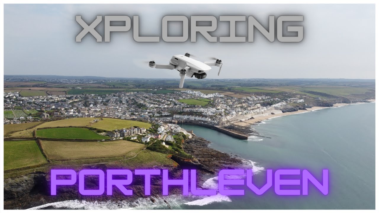 XPLORING A TRADITIONAL CORNISH VILLAGE WITH MY DJI MAVIC MINI - PORTHLEVEN