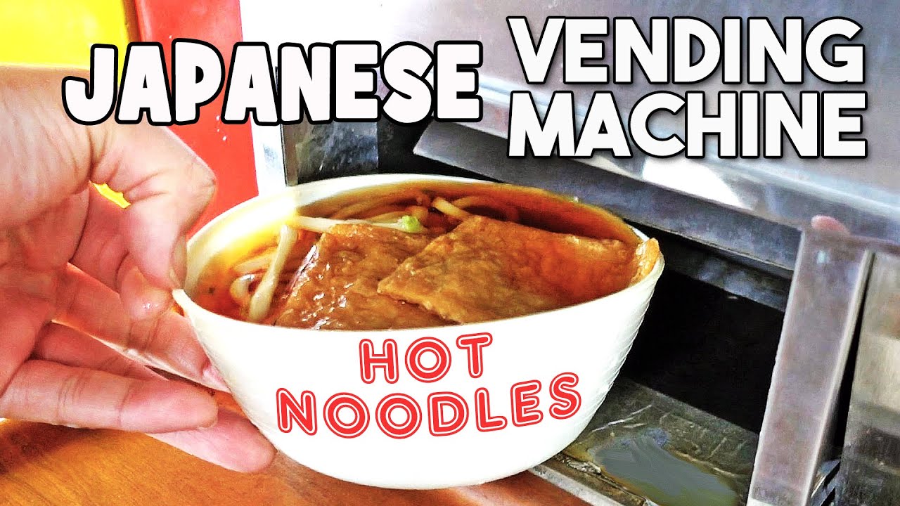 Trying Hot Food from a Vending Machine in Japan