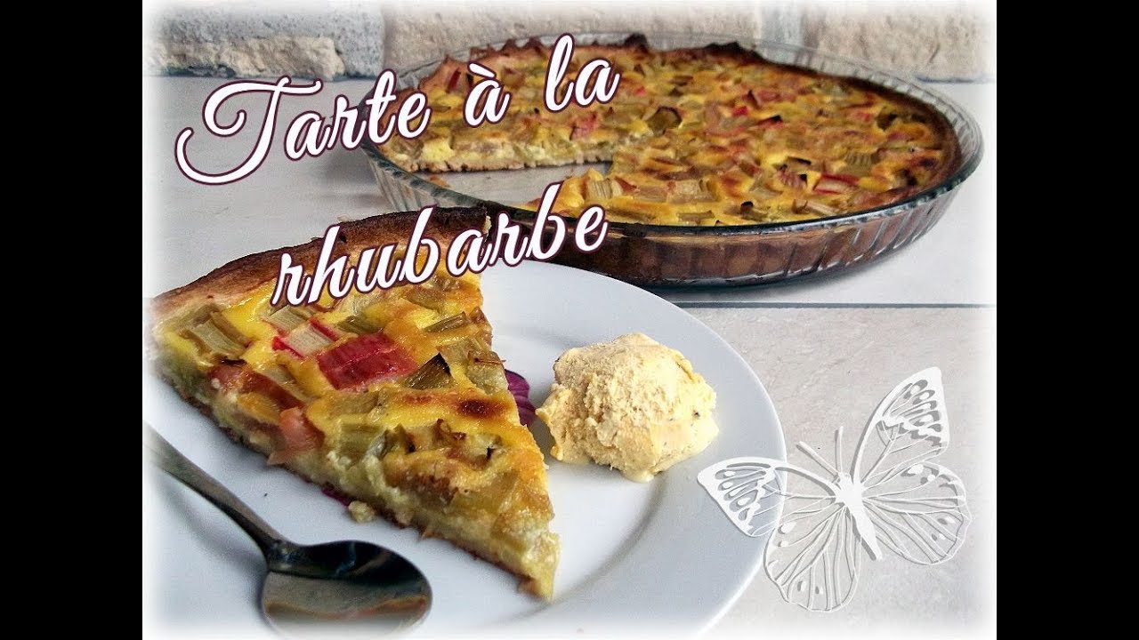 ☀️ La tarte à la rhubarbe ☀️