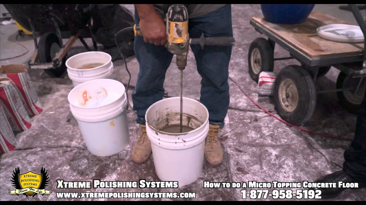 How to Install a Concrete Micro-topping (Start to Finish) | #xps #concreteflooring #cement