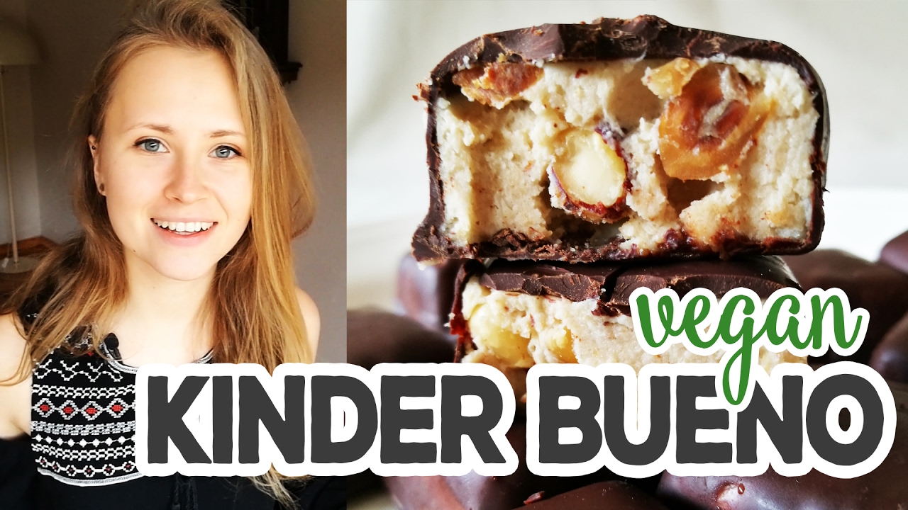 WEGAŃSKIE KINDER BUENO - ZDROWY PRZEPIS NA BUENO + WYZWANIE | Savory or Sweet?