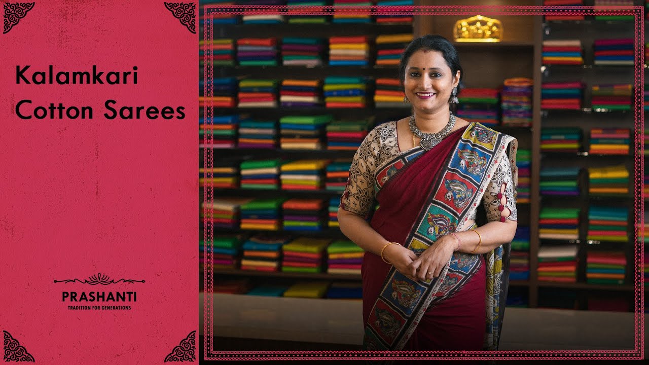 Kalamkari Cotton Sarees by Prashanti