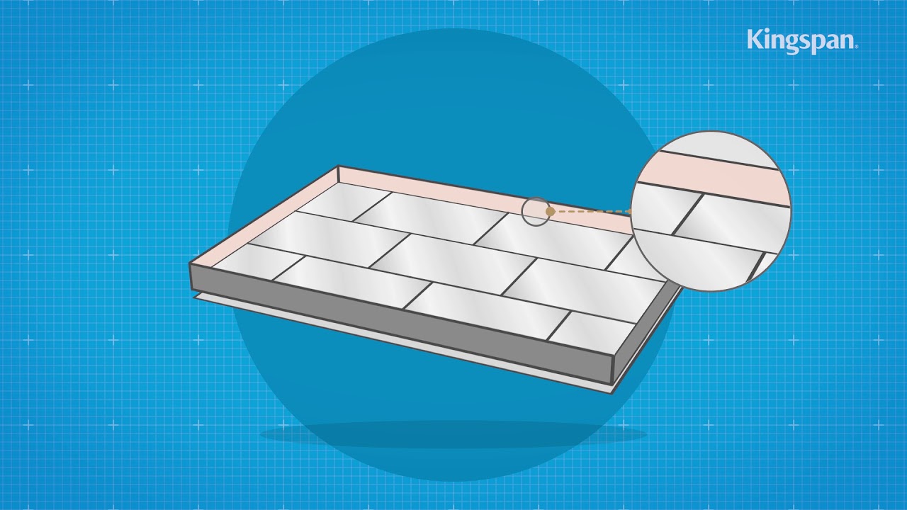 How to install vacuum insulation panels below a floor screed