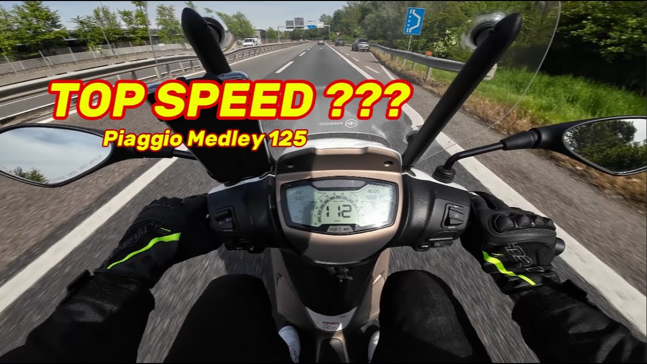 TOP SPEED in tangenziale??? - Piaggio Medley 125