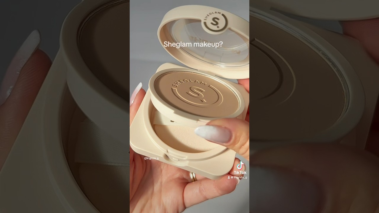 Sheglam SHEIN makeup? Powder foundation #shein #sheglam #asmr