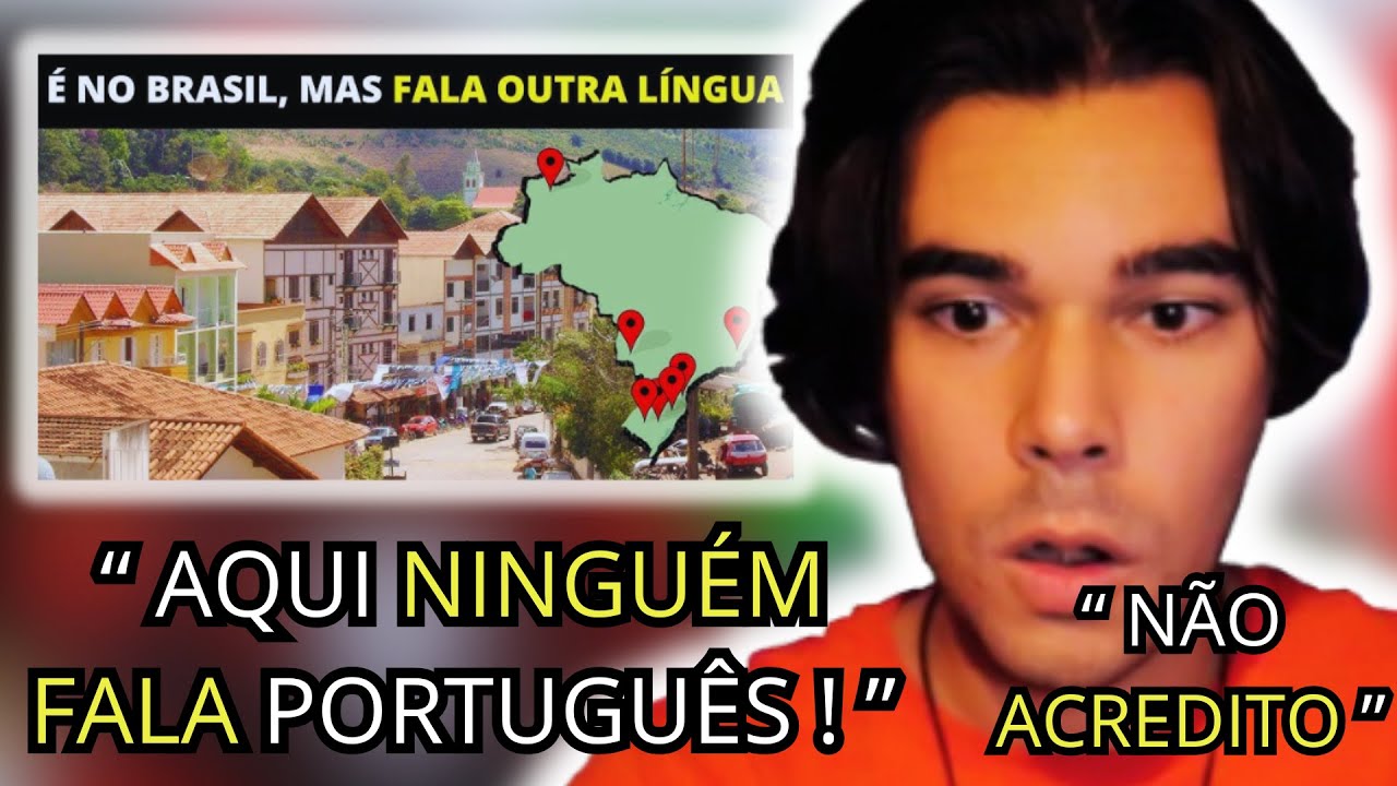Português reage a CIDADES BRASILEIRAS que NÃO FALAM PORTUGUÊS !