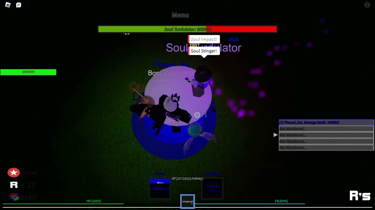 Boss Fighting Stages - Soul Turdulator solo (slicer)