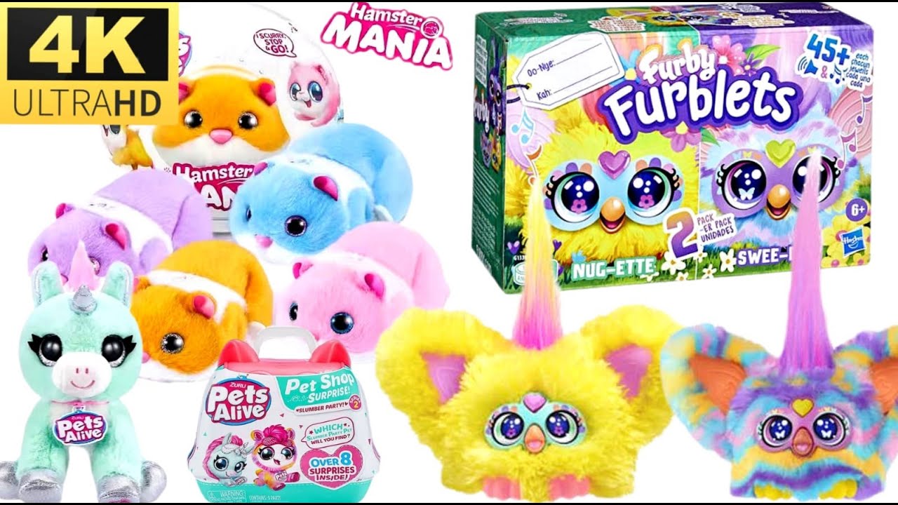 NEW TOY | UNBOXING FURBY FURBLETS | ZURU HAMSTER MANIA | PETS ALIVE | ASMR