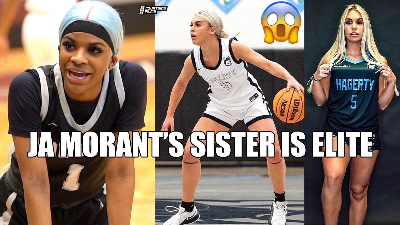 BLUE HAIR AND JA 1'S?!? Niya Morant Has Been HOOPING!