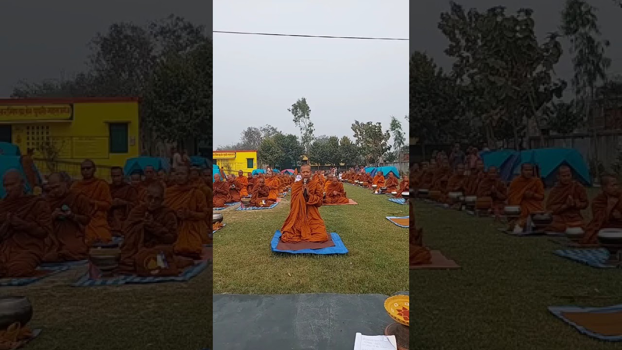 10/03/69-สวดมนต์ไหว้พระก่อนฉันภัตตาหาร ณ แดนพุทธภูมิ ประเทศอินเดีย