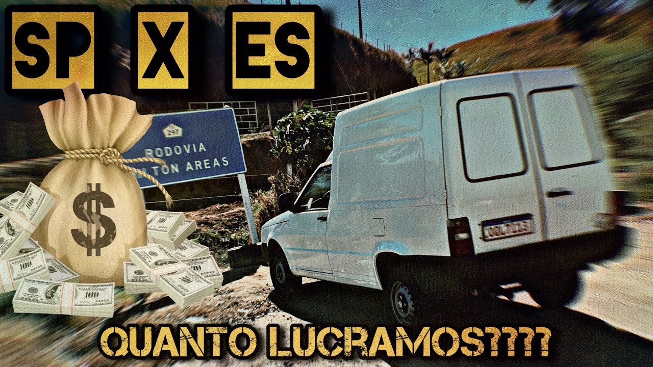SP X ES 🚐💨| QUANTO LUCRAMOS | MEDIA DA FIORINO | FIORINO QUADRADA É BOA PRA COMEÇAR?? - Parte 2
