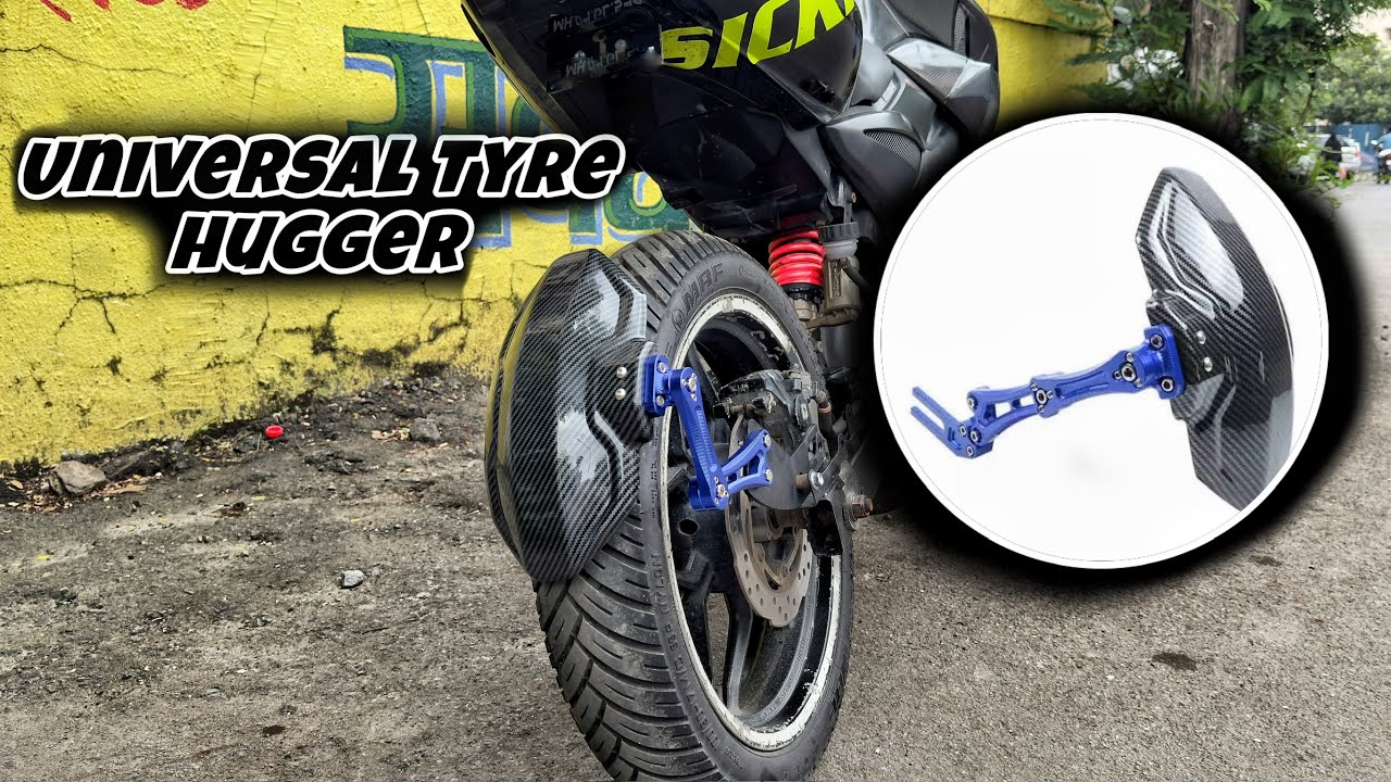 Universal Motorcycle Tyre Hugger For Rainy Season | Pulsar NS 200