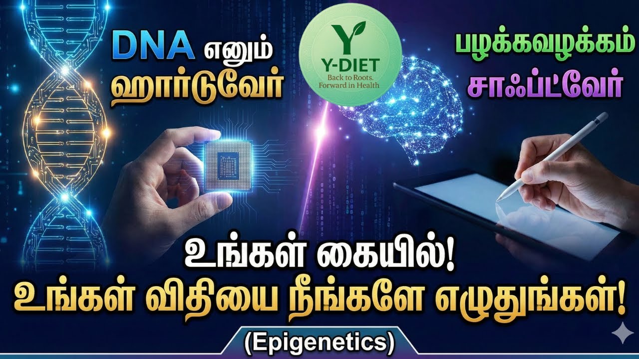 DNA எனும் ஹார்டுவேர் & பழக்கவழக்கம் எனும் சாஃப்ட்வேர்.உங்கள் விதியை நீங்களே எழுதுங்கள்!(Epigenetics)