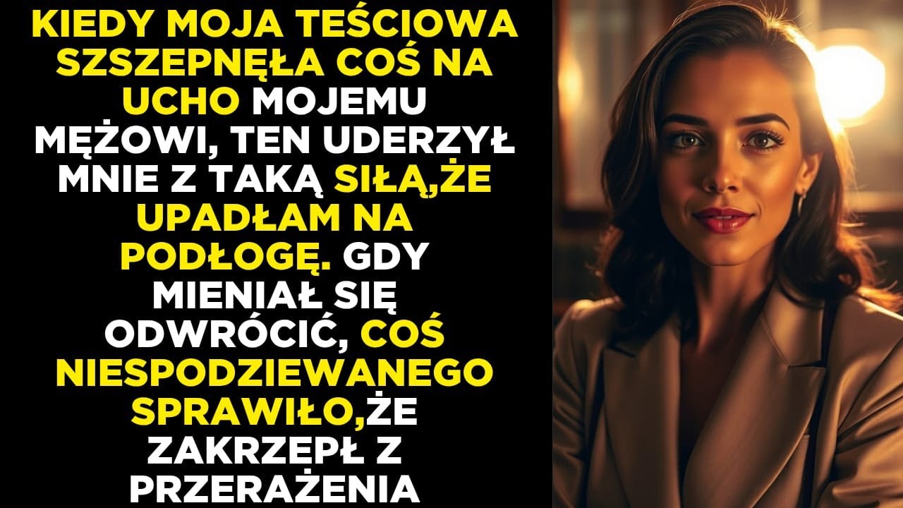 Mąż mnie uderzył, słuchając matki — to, co zobaczył później, złamało go wewnętrznie