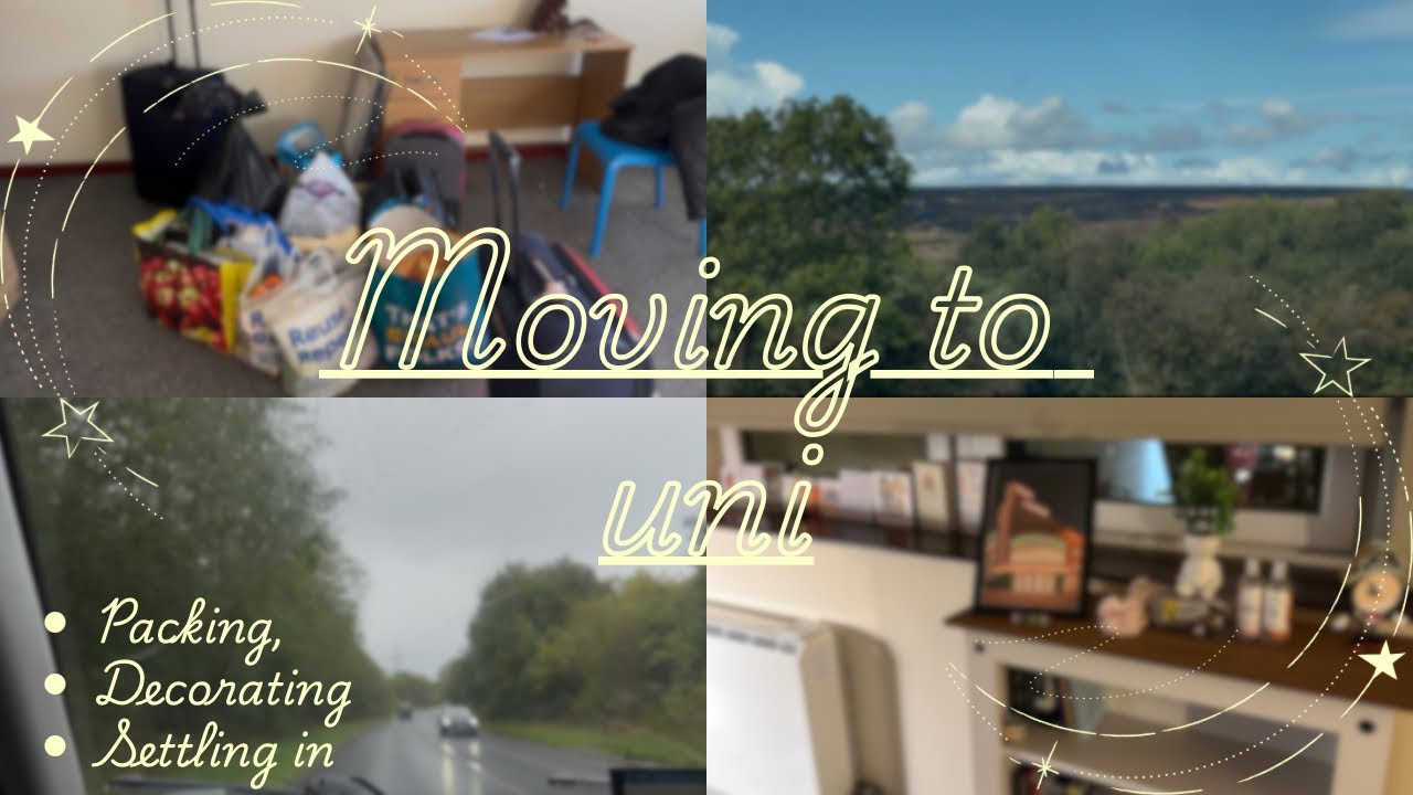 Moving to uni | Packing, decorating & settling in 🏡🎞️📓 vlog #21 
