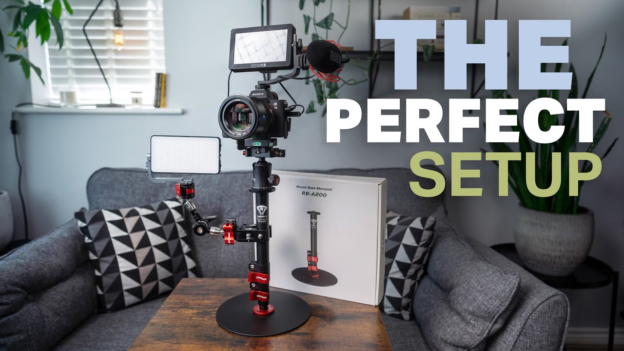 My YouTube Camera Rig Was Missing This! // iFootage Round Base Monopod Review