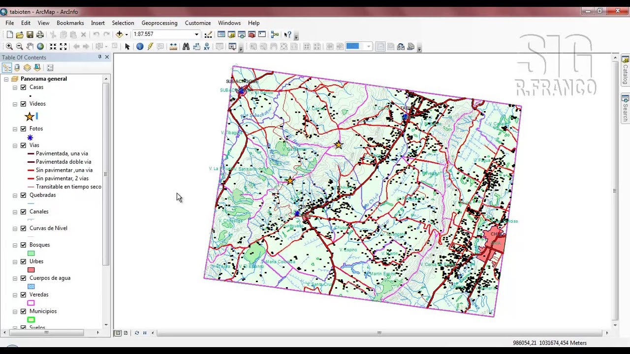 Tutorial ARCGIS Cap.1-01 Mxd y shapefiles