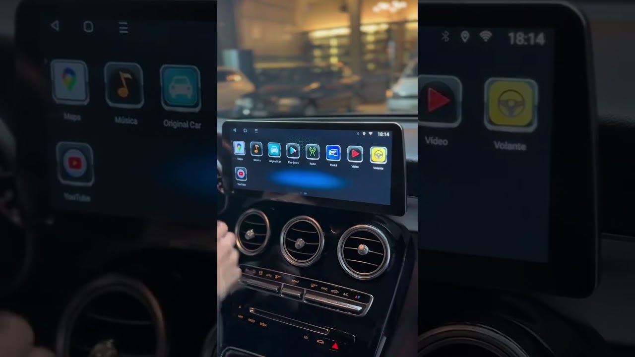 Upgrade de peso nessa Mercedes! Instalação de painel digital TFT de 12.3” + Multimídia Octacore