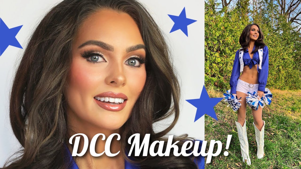 ⭐️ПРЕОБРАЖЕНИЕ В СТИЛЕ DCC⭐️ Урок макияжа в стиле чирлидерши Dallas Cowboys!