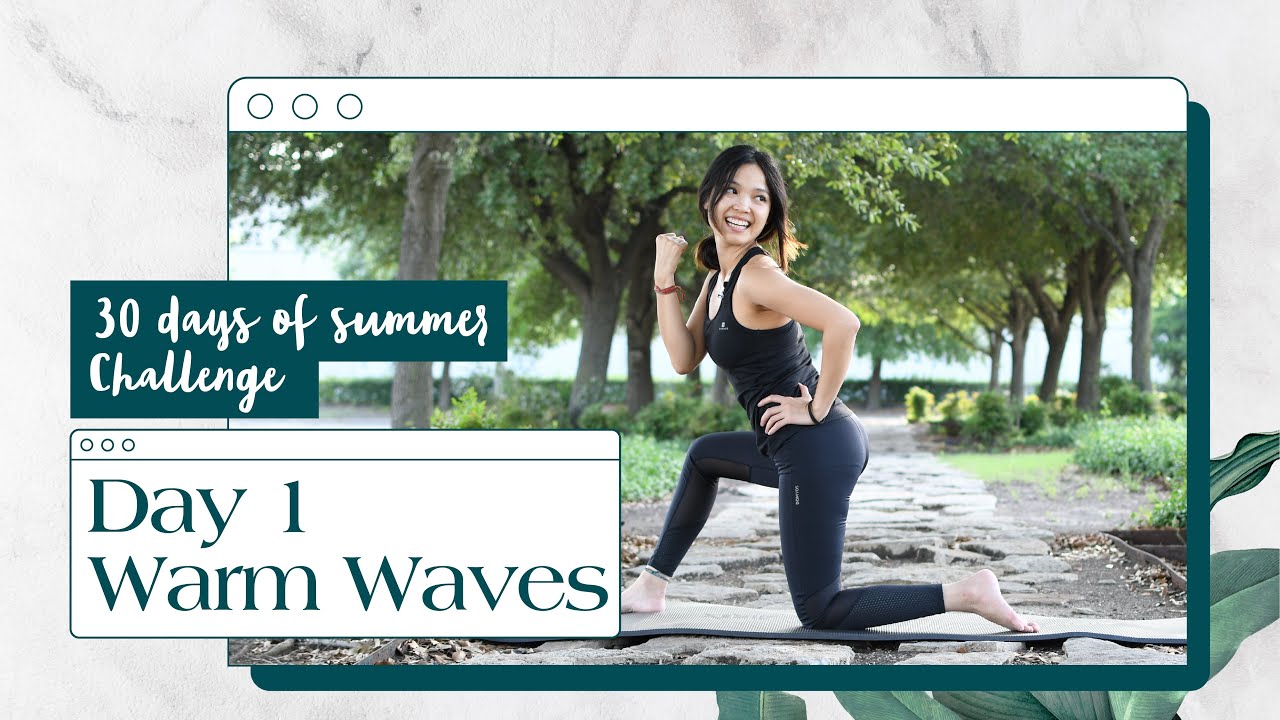 Day 1: Warm Waves | Knee & Wrist Friendly Full Body Workout | 30 Days of Summer Pilates Challenge