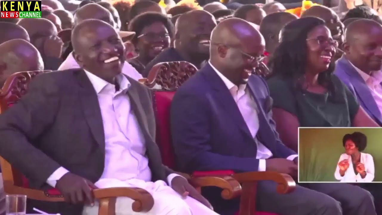 LAUGHTER AS RUTO'S FAVORITE LUO MP SPEAKS IN HOMA BAY