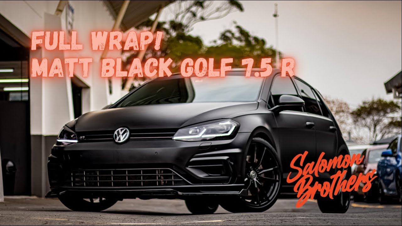 FULL WRAP | MATT BLACK GOLF 7.5 R! #GOLF7R #MATTBLACK