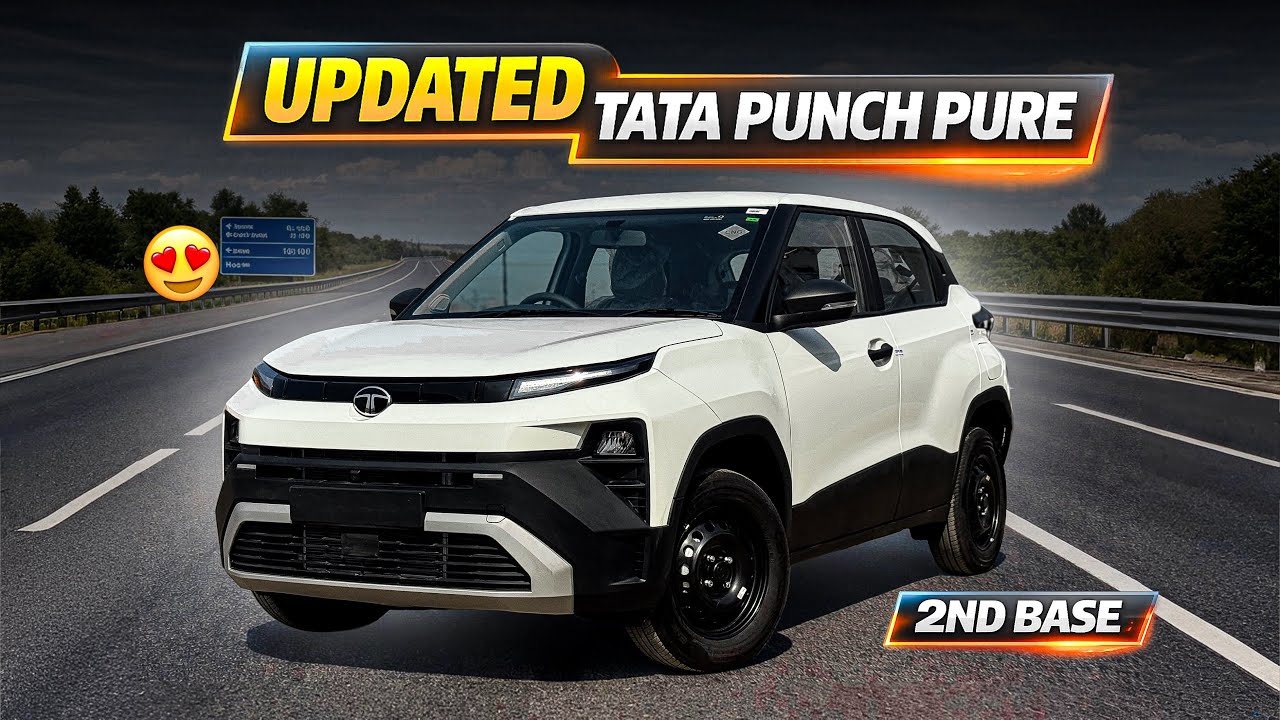 New 2026 Updated Tata Punch Pure 😍| Punch Pure CNG 2nd Base Model 🔥|