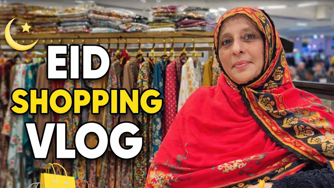 Eid Street Shopping Vlog | Eid Shopping in the Market 🛍️✨