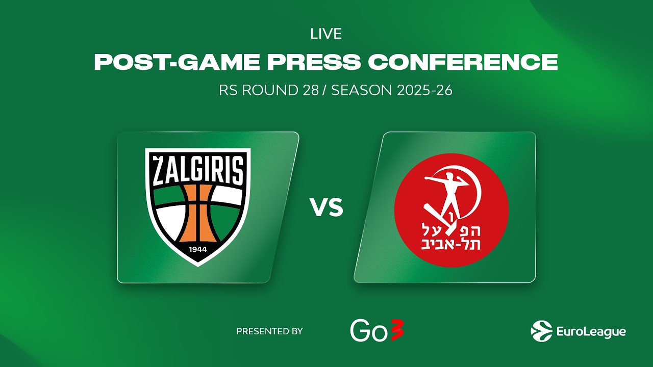 Žalgiris - Hapoel | Press Conference | EuroLeague 2025-26 Round 28