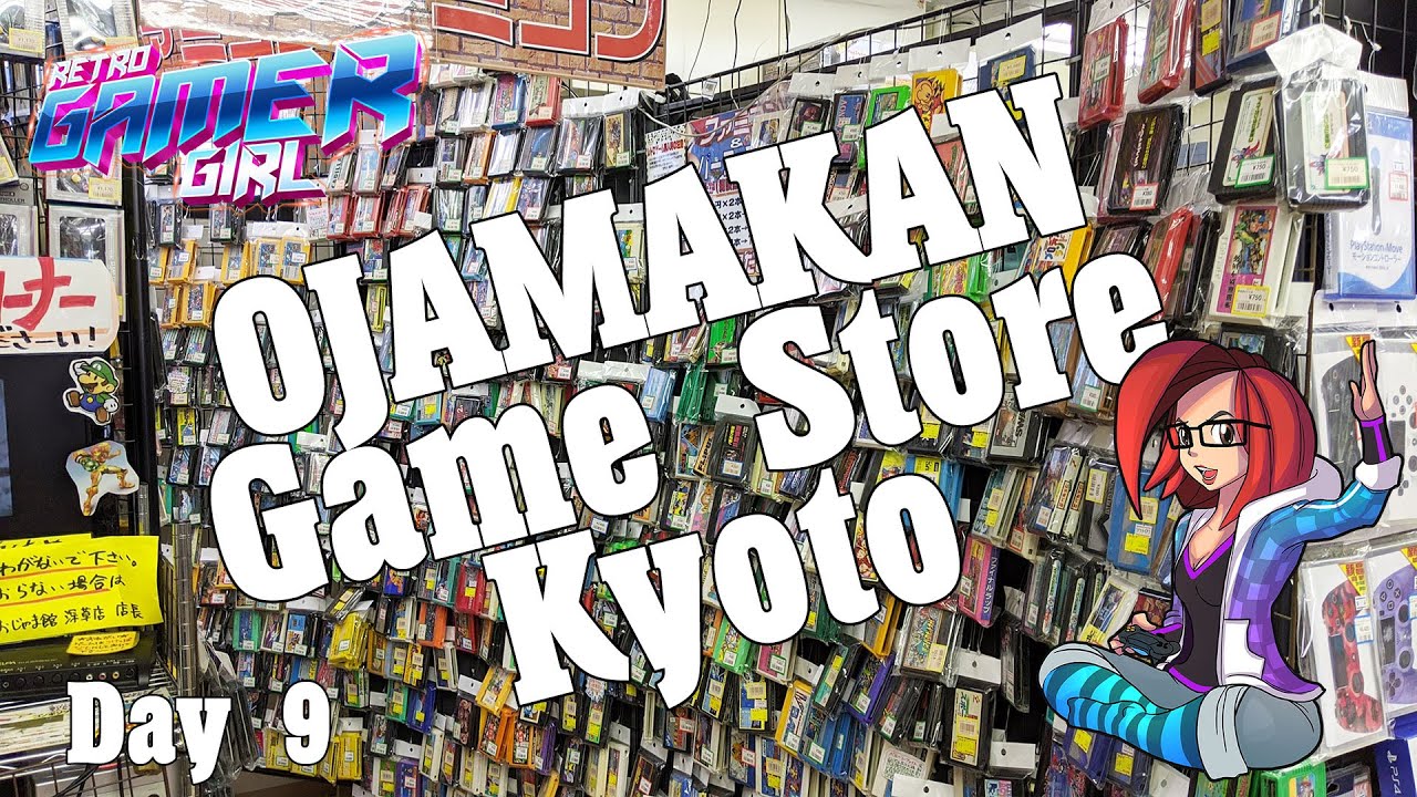 OJAMAKAN Game Shop in Kyoto, Japan Day 9 VLOG | Retro Gamer Girl