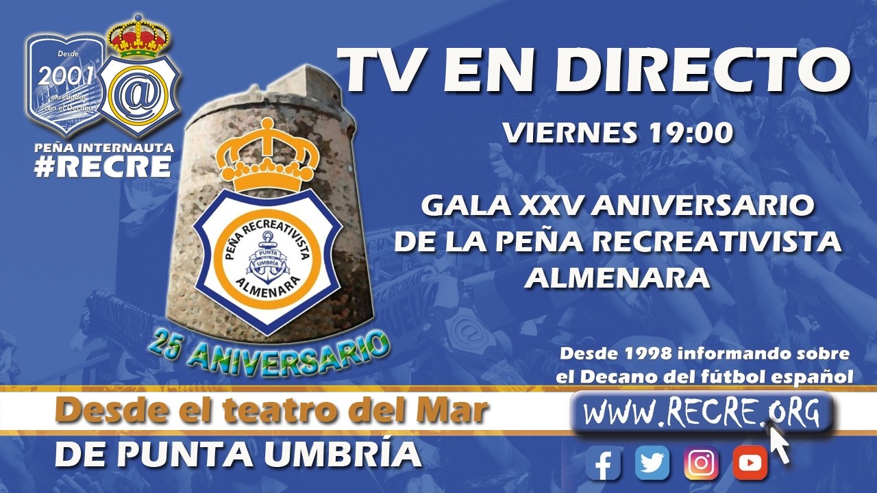 En directo: gala XXV aniversario de la Peña Recreativista Almenara