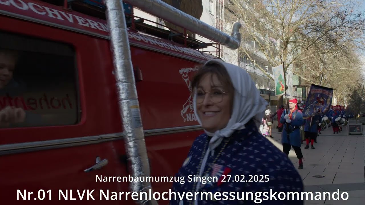 Narrenbaumumzug Singen 27. 02.2025