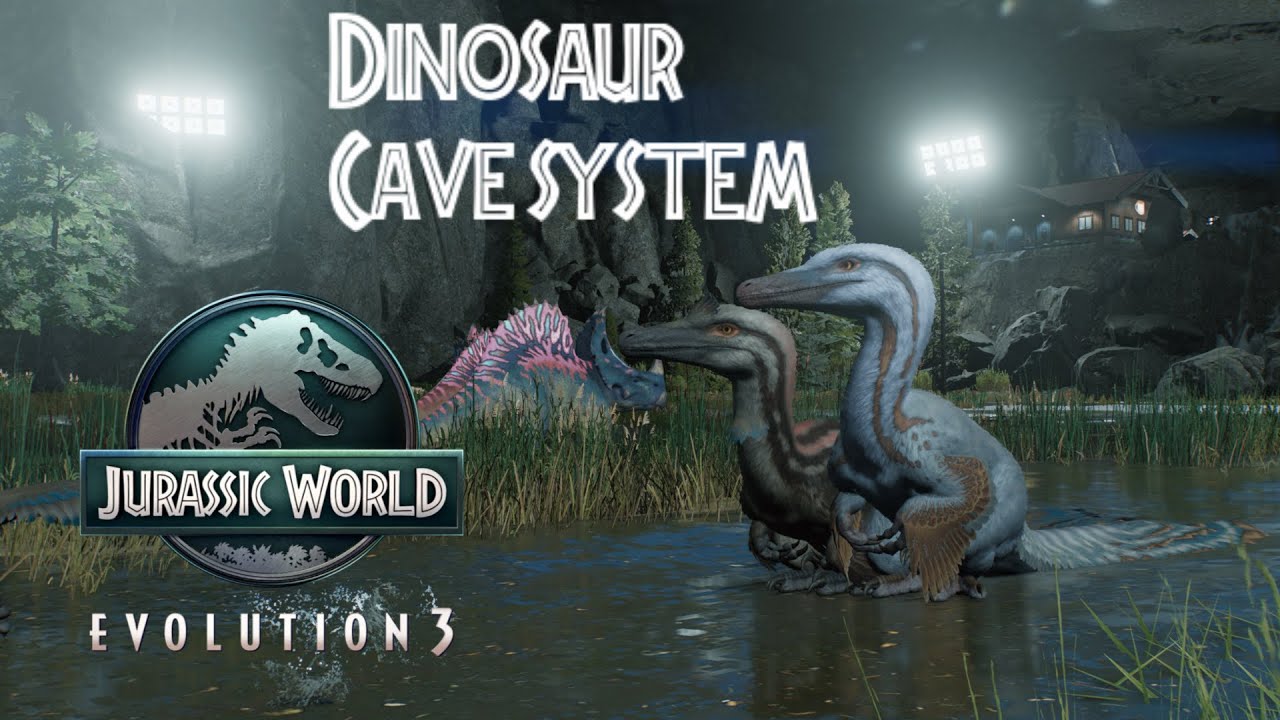 Создаю систему пещер в своём зимнем парке! Jurassic World Evolution 3